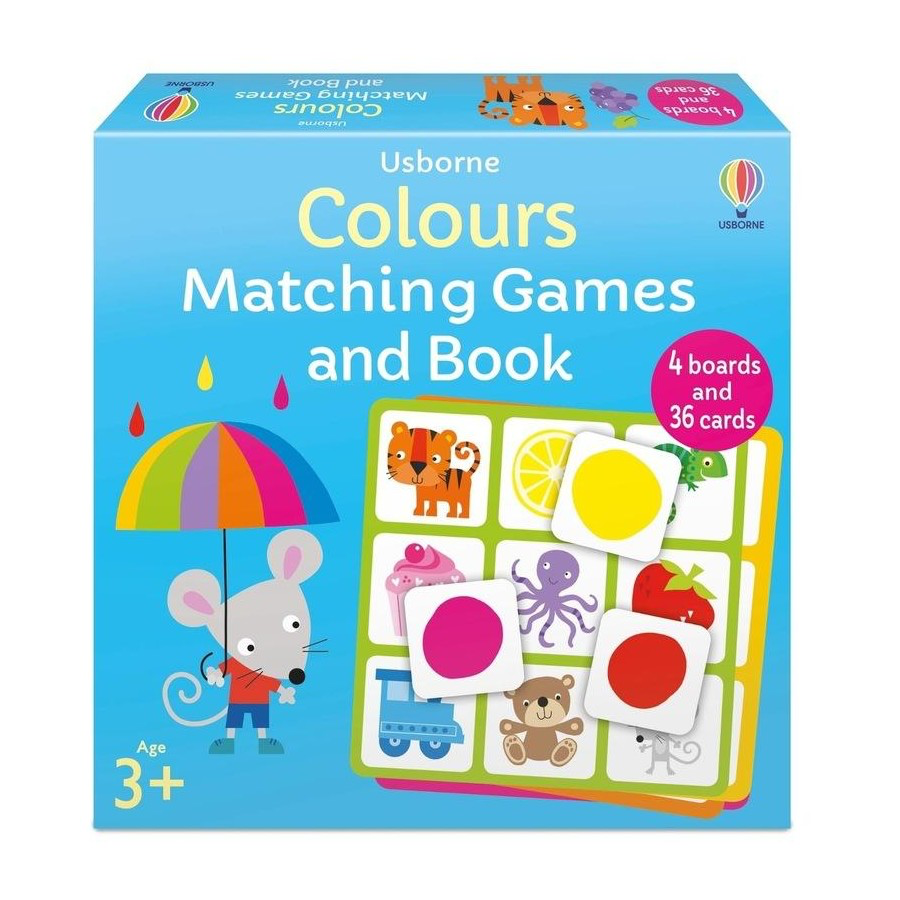 Usborne Colours Matching Games and Book