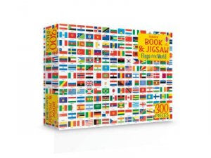 Usborne Book & Jigsaw 300pc Flags Of The World