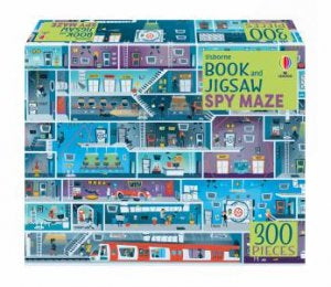 Usborne Book & Jigsaw 300pc Spy Maze