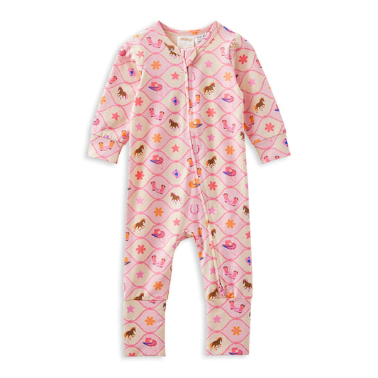 Rodeo Dreams Zip Romper