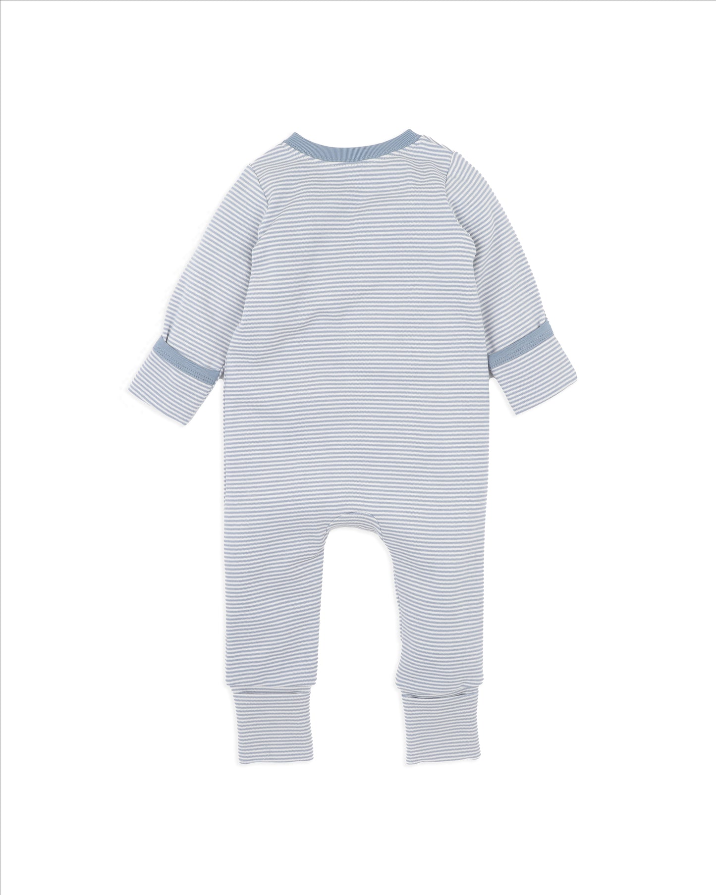 Alvin Stripe Organic LS Zipsuit