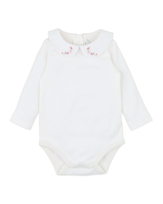 Gemma Embroidered Collar Bodysuit