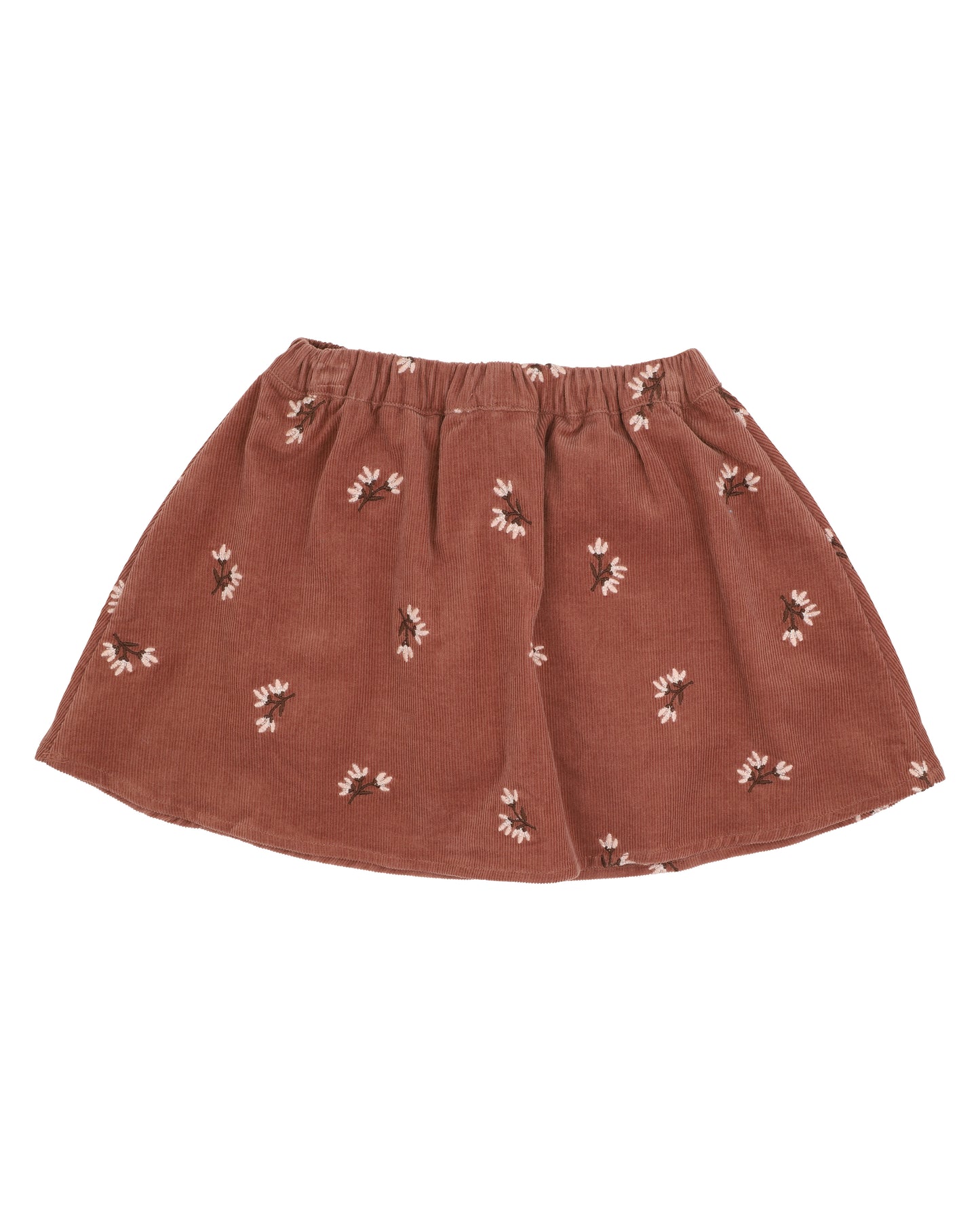 Wild Garden Embroidered Skirt with Shorts