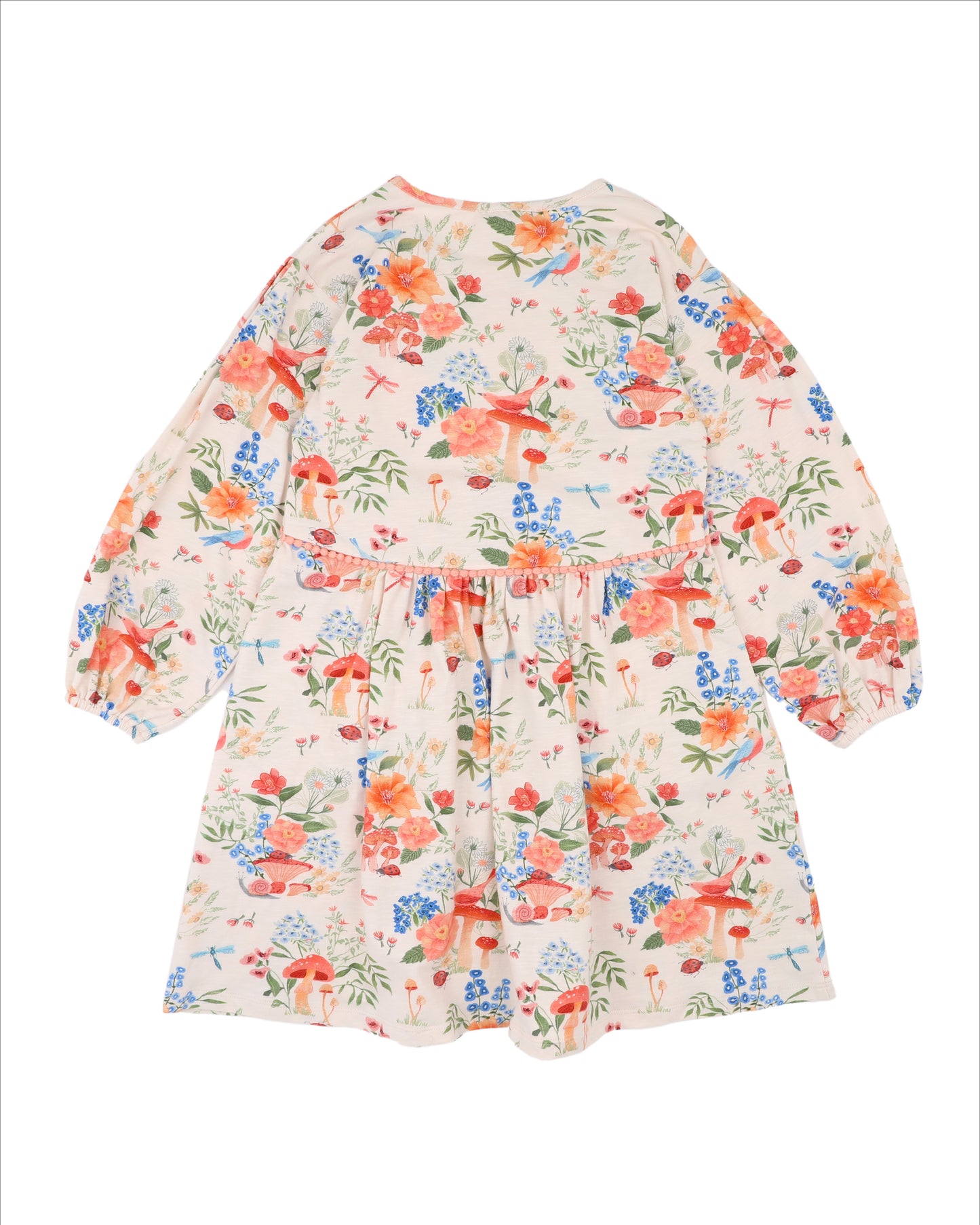Wild Garden Print Organic Dress