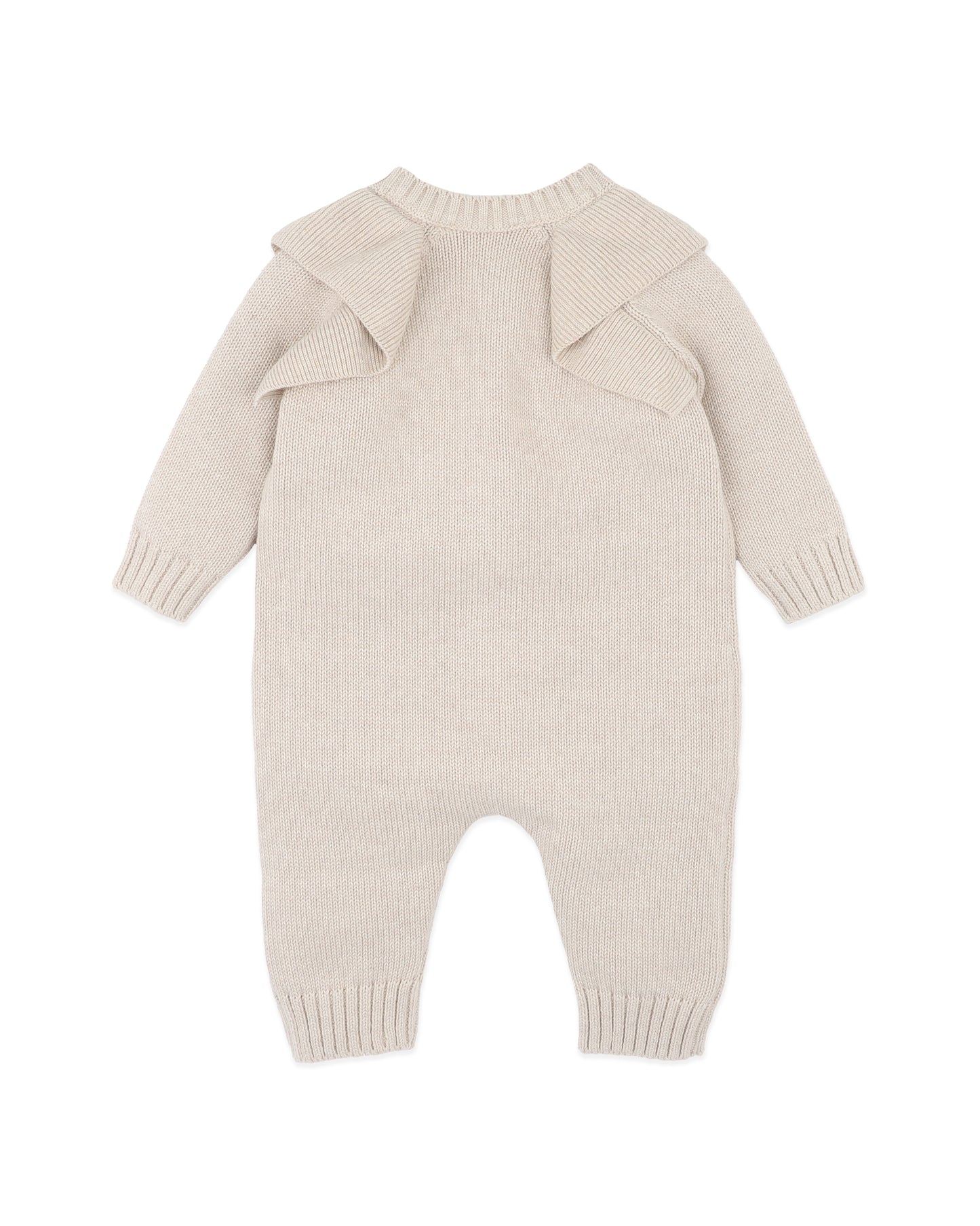 Fern Hand Embroidered Organic Knit Romper
