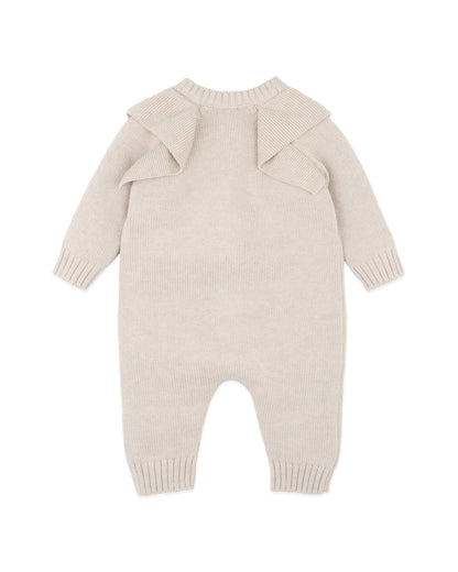 Fern Hand Embroidered Organic Knit Romper