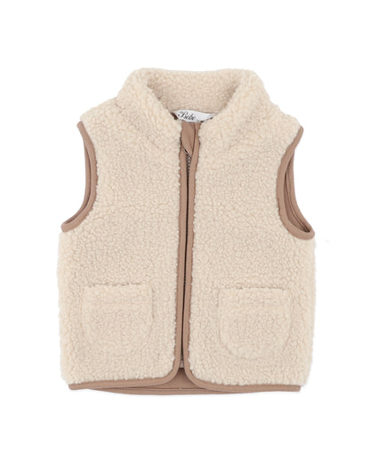 Natural Sherpa Vest