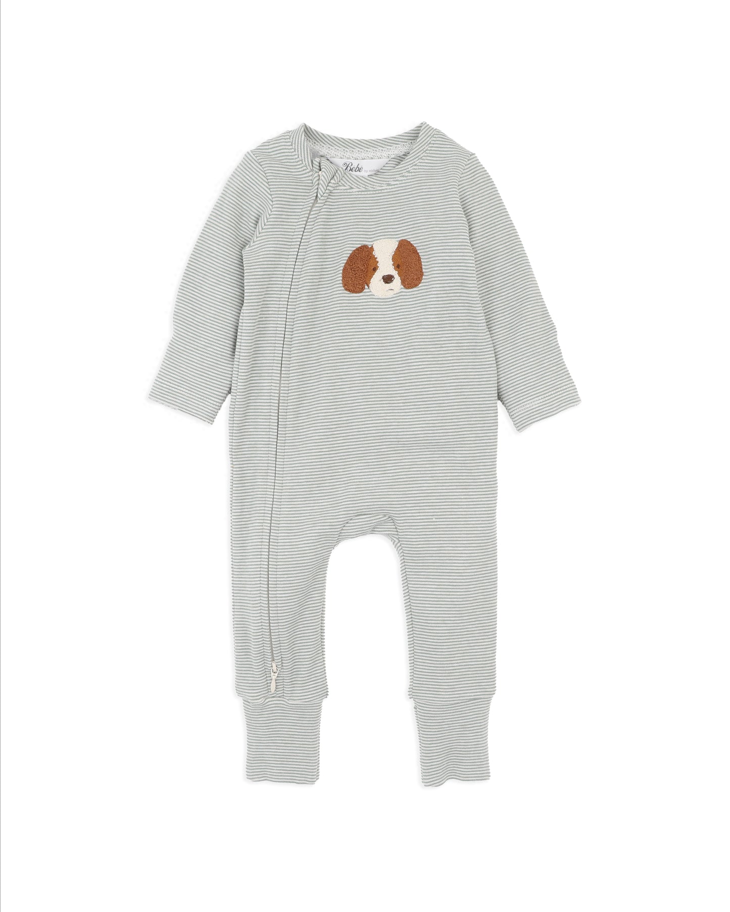 Otto Stripe Organic LS Zipsuit
