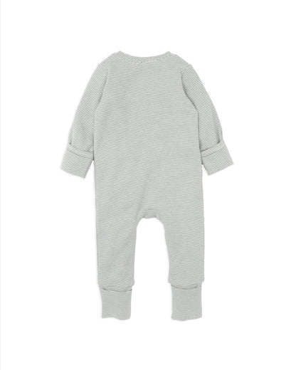 Otto Stripe Organic LS Zipsuit