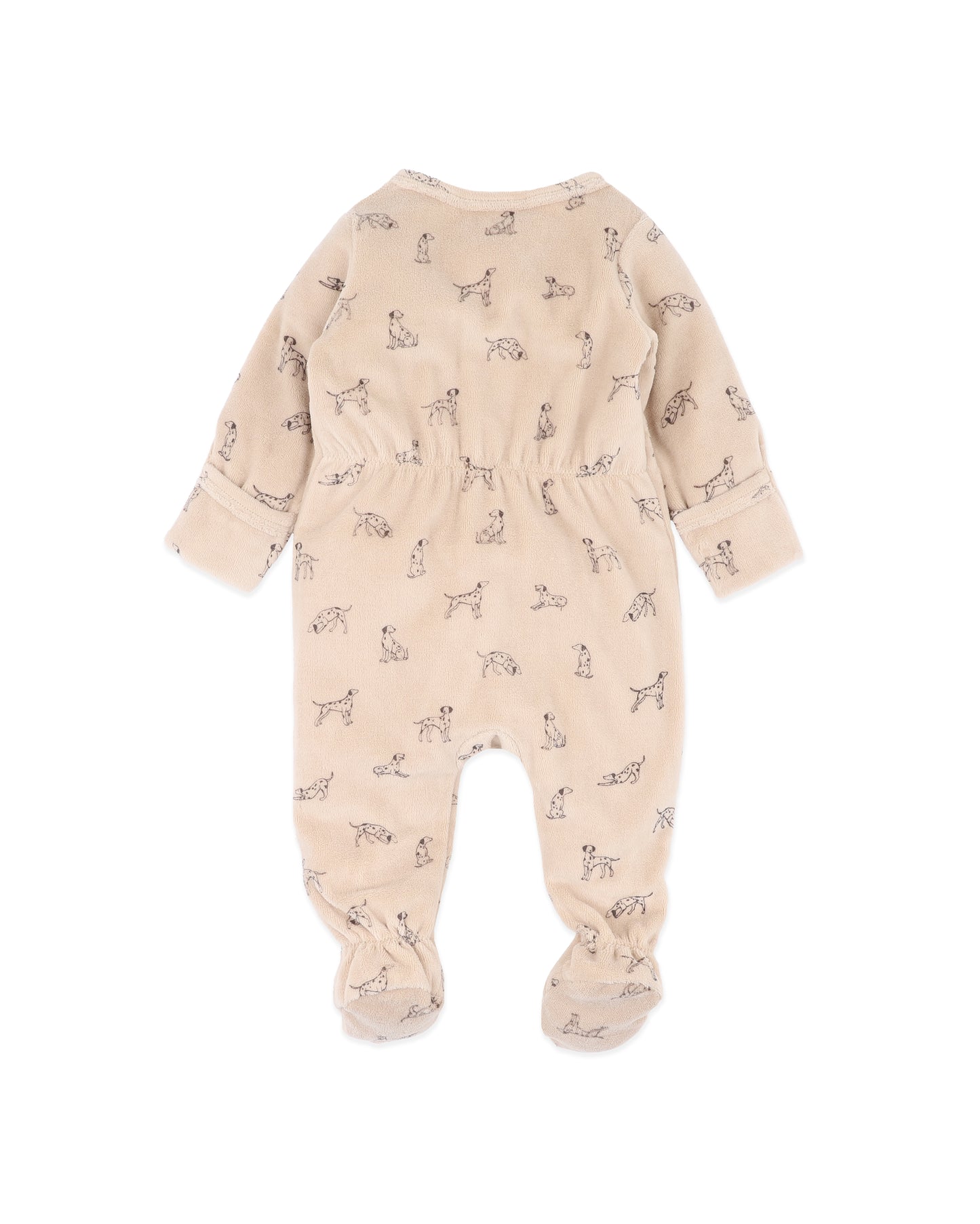 Otto Velour Zip Onesie