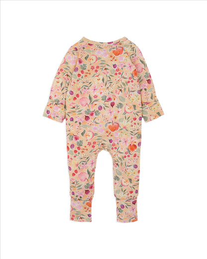 Orchard Bloom Organic LS Zipsuit