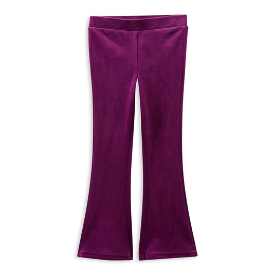 Berry Velour Flares
