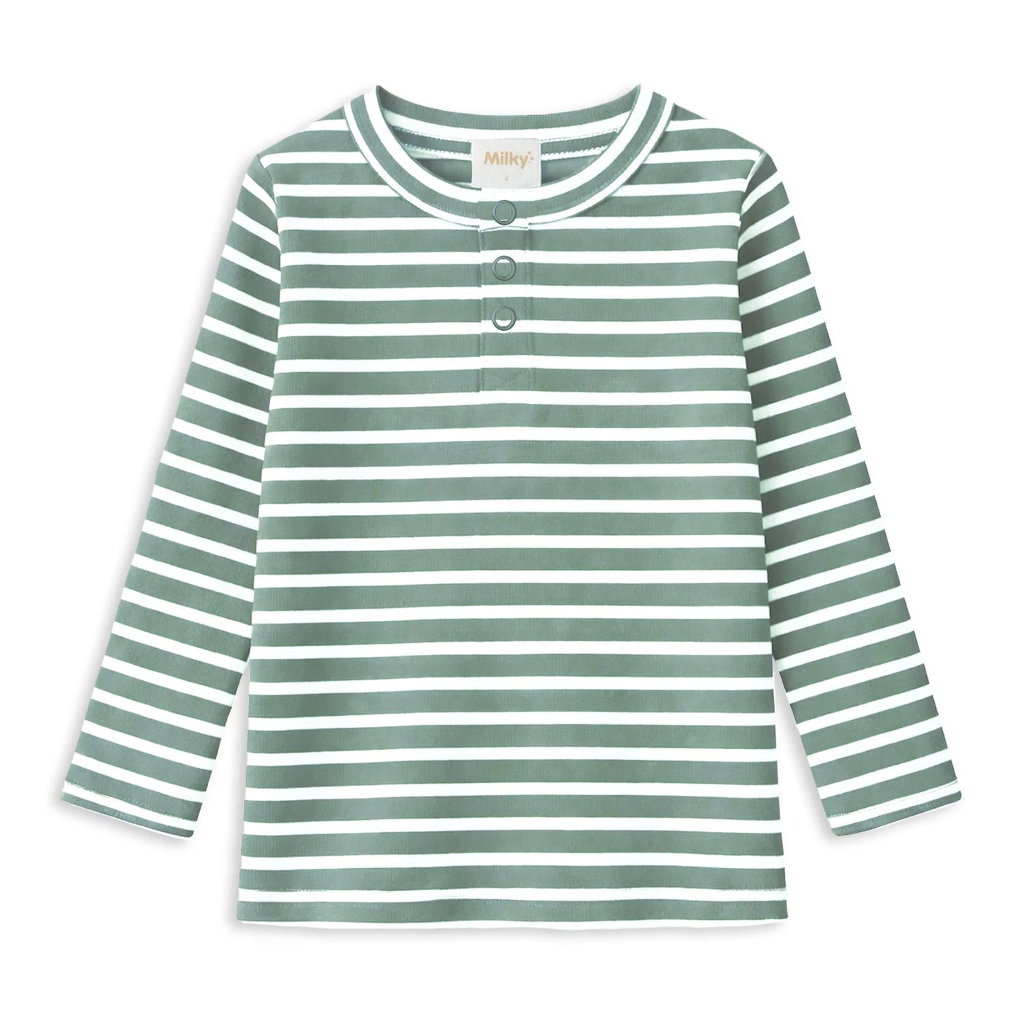 Fern Stripe Henley