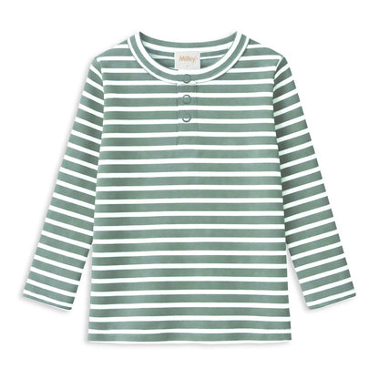 Fern Stripe Henley