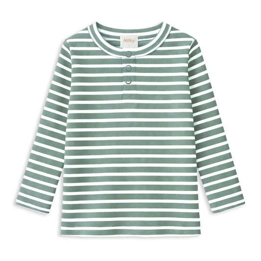 Fern Stripe Henley