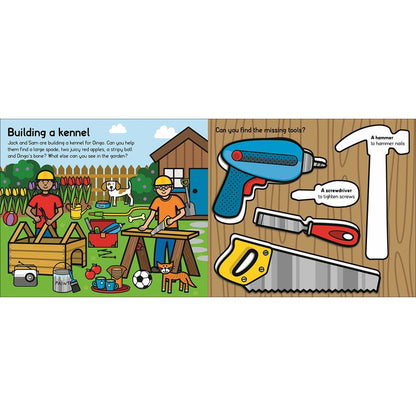 Let's Pretend Book + Puzzle set - A Builders Tool Kit