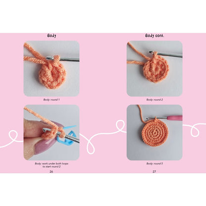 Perfect Peach Loopy Crochet Book & Kit