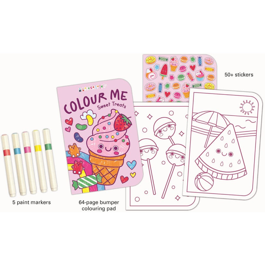Markerific Jr. Colour Me Carry Case - Sweet Treats