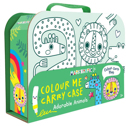 Markerific Jr. Colour Me Carry Case - Adorable Animals