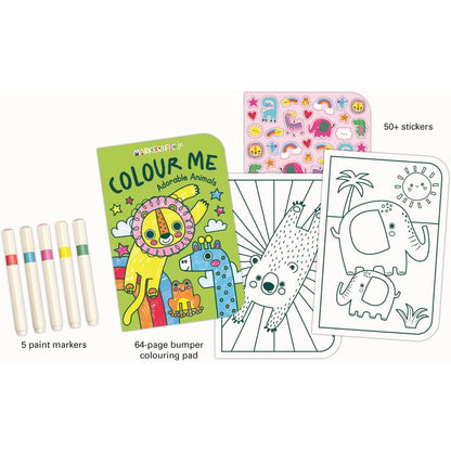 Markerific Jr. Colour Me Carry Case - Adorable Animals
