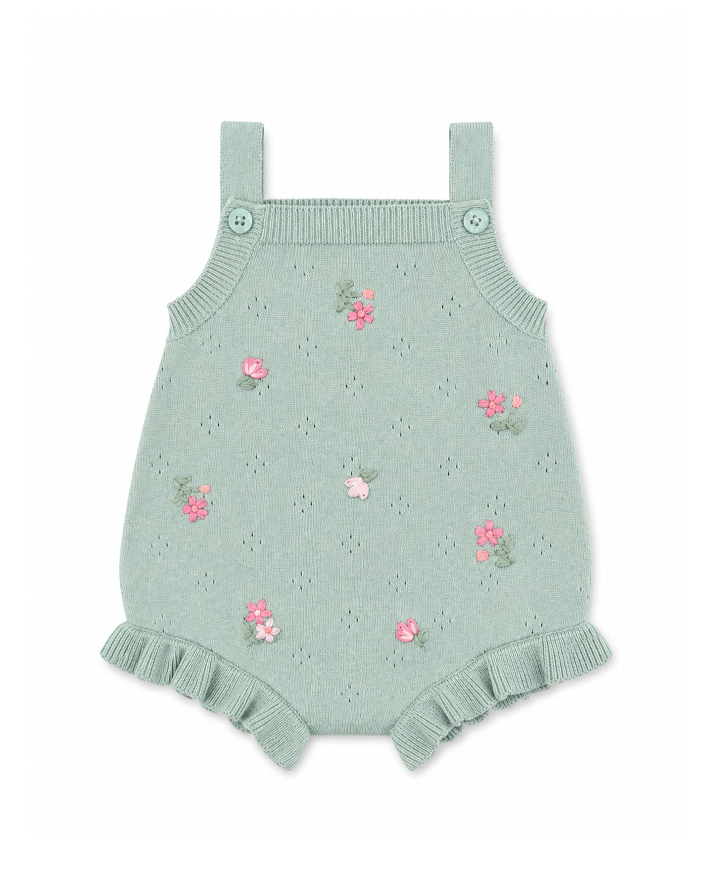 Chelsea Organic Hand Embroidered Knit Bodysuit