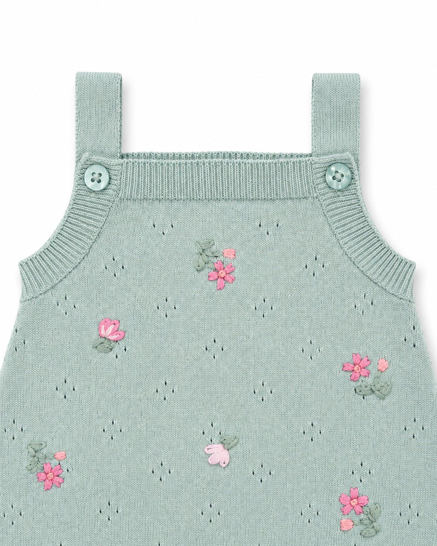 Chelsea Organic Hand Embroidered Knit Bodysuit