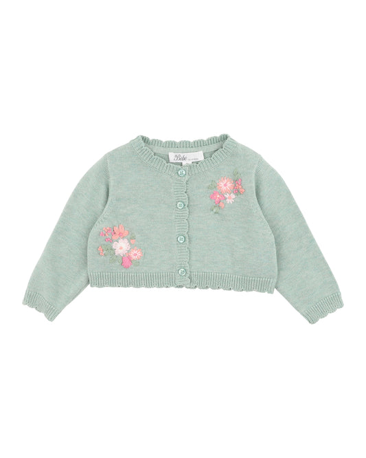 Chelsea Organic Hand Embroidered Cardi