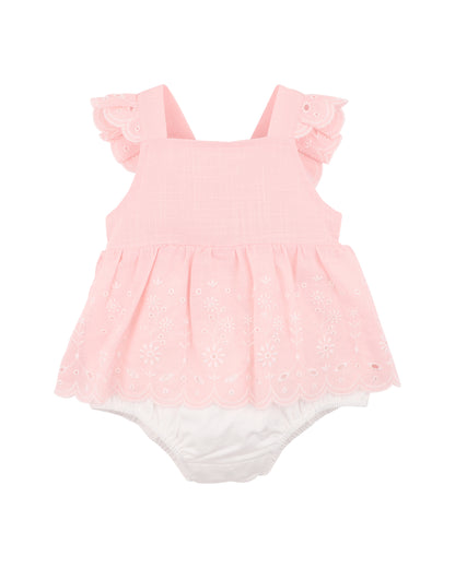 Chelsea Broderie Overlay Bodysuit