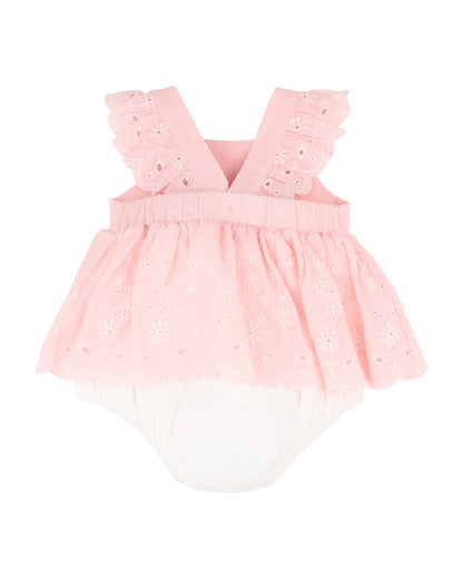 Chelsea Broderie Overlay Bodysuit
