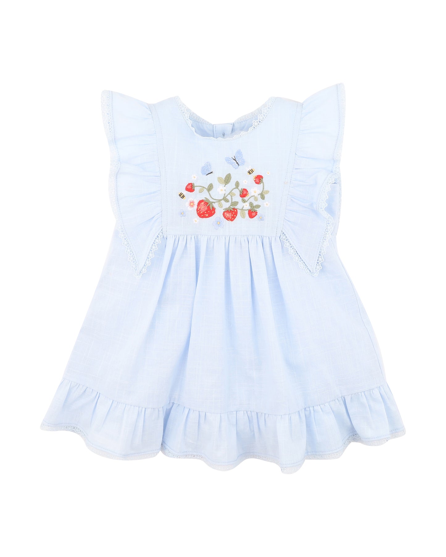 Poppy Embroidered Yoke Dress