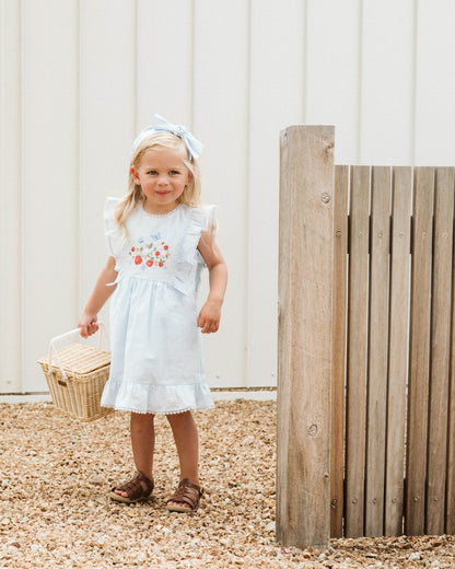 Poppy Embroidered Yoke Dress