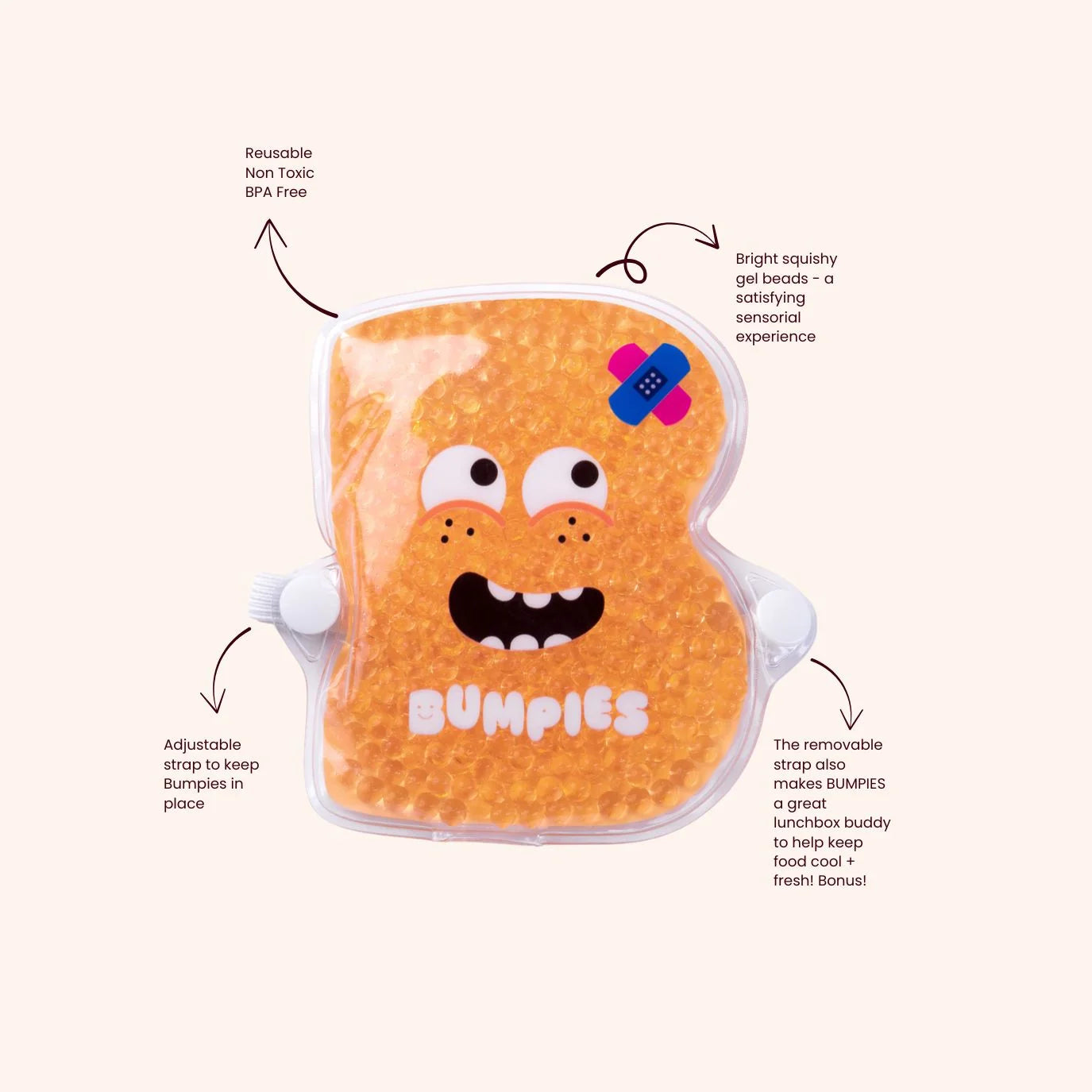 Bruiser - Reusable Hot & Cold Pack for Kids