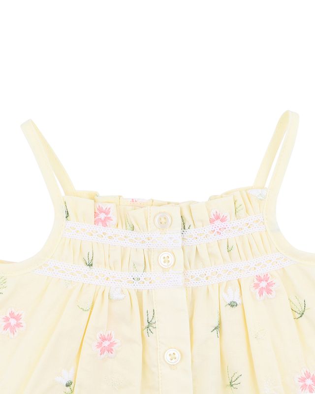 Pia All Over Embroidery Dress