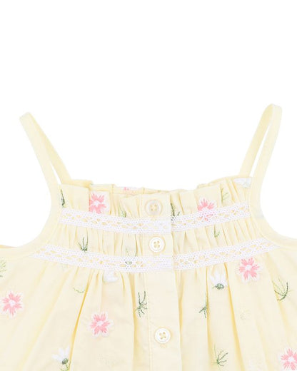 Pia All Over Embroidery Dress