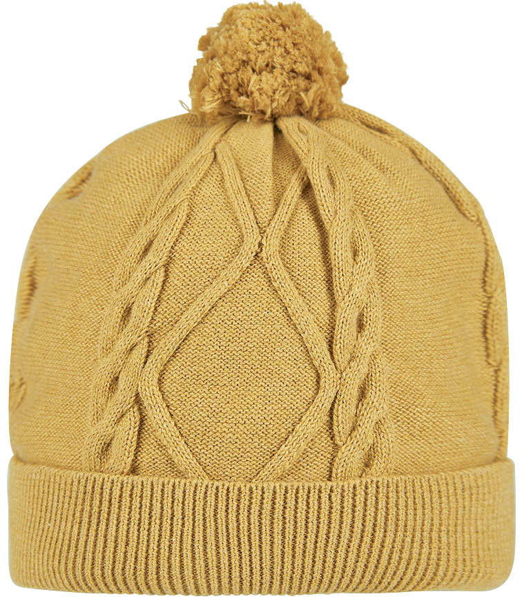 Organic Beanie Ziggy - Wattle