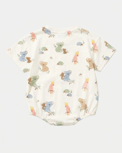 Onesie S/S Bubble Arcadia Gumnut Babies Cloud