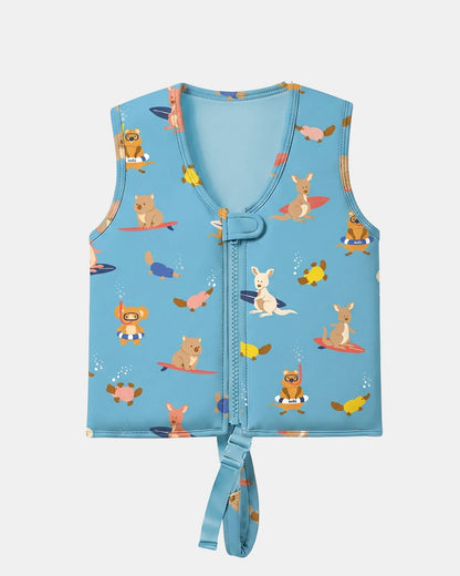 Swim Float Vest Pirate Beach Buddies UPF 50+