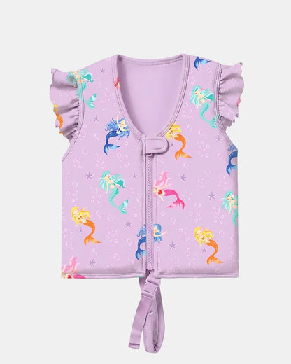 Swim Float Vest Twinkle Princess Mermaid UPF 50+