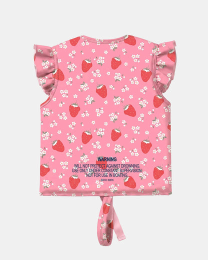 Swim Float Vest Twinkle Strawberry UPF 50+