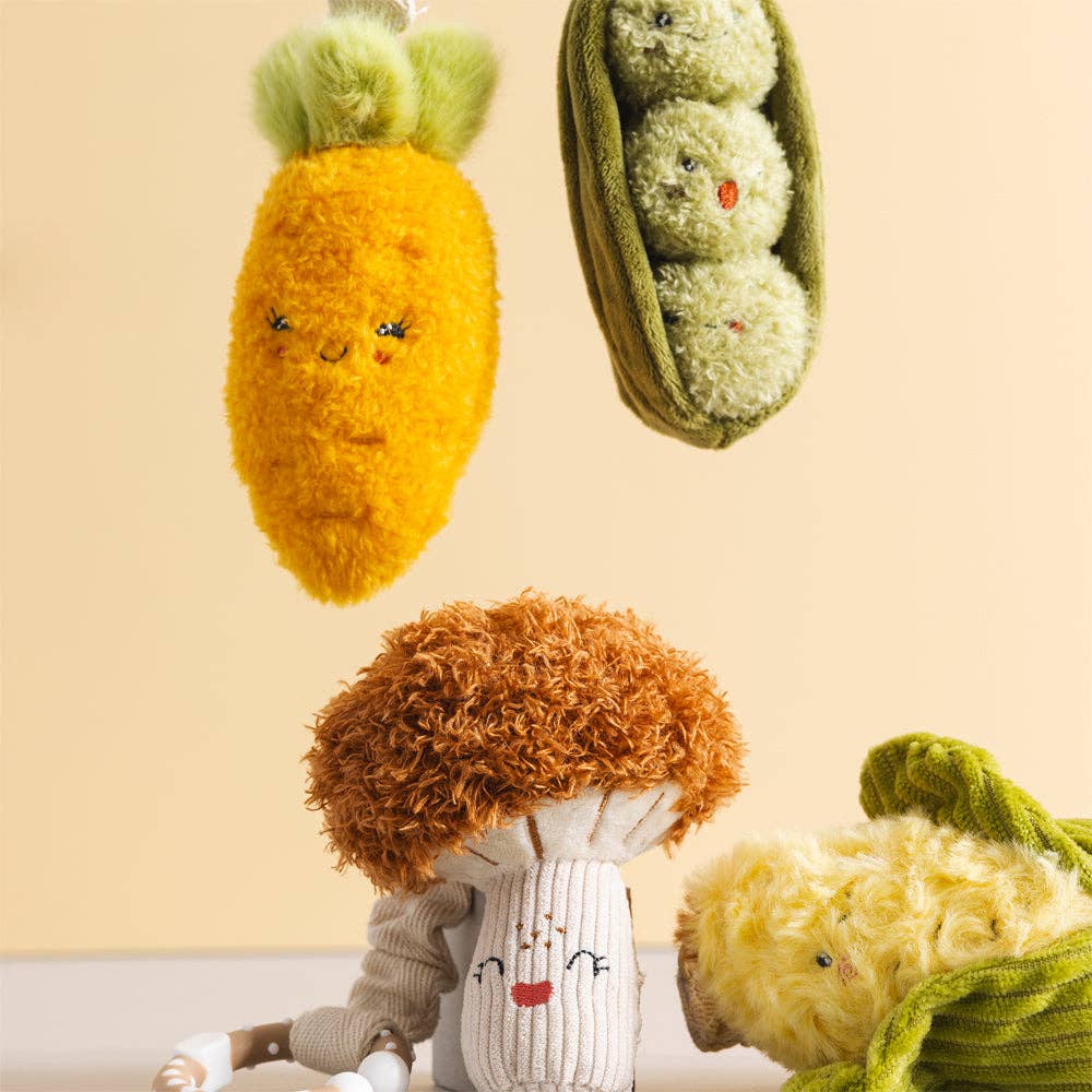 2 Pack Mini Market Brunch Stroller Toys - Mushroom & Corn