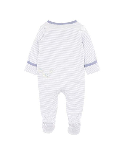 Axel Stripe Organic LS Zipsuit