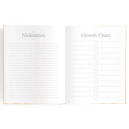 Baby Book Coffee Stripe