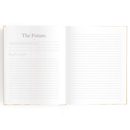 Baby Book Coffee Stripe