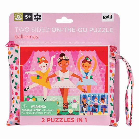 Two Sided On-The-Go Puzzle - Ballerinas