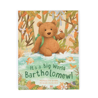 Jellycat It's A Big World Bartholomew Bear Book