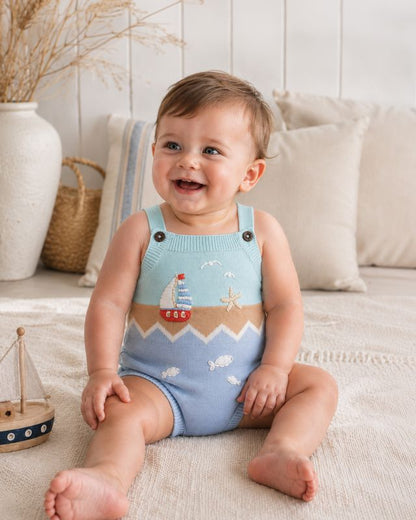 Max Organic Hand Embroidered Knitted Bodysuit