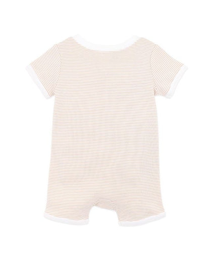 Billie Giraffe Organic SS Zipsuit