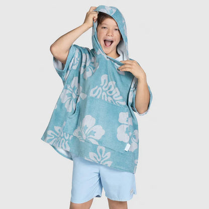 Blue Hawaiian - Kids Poncho Towel