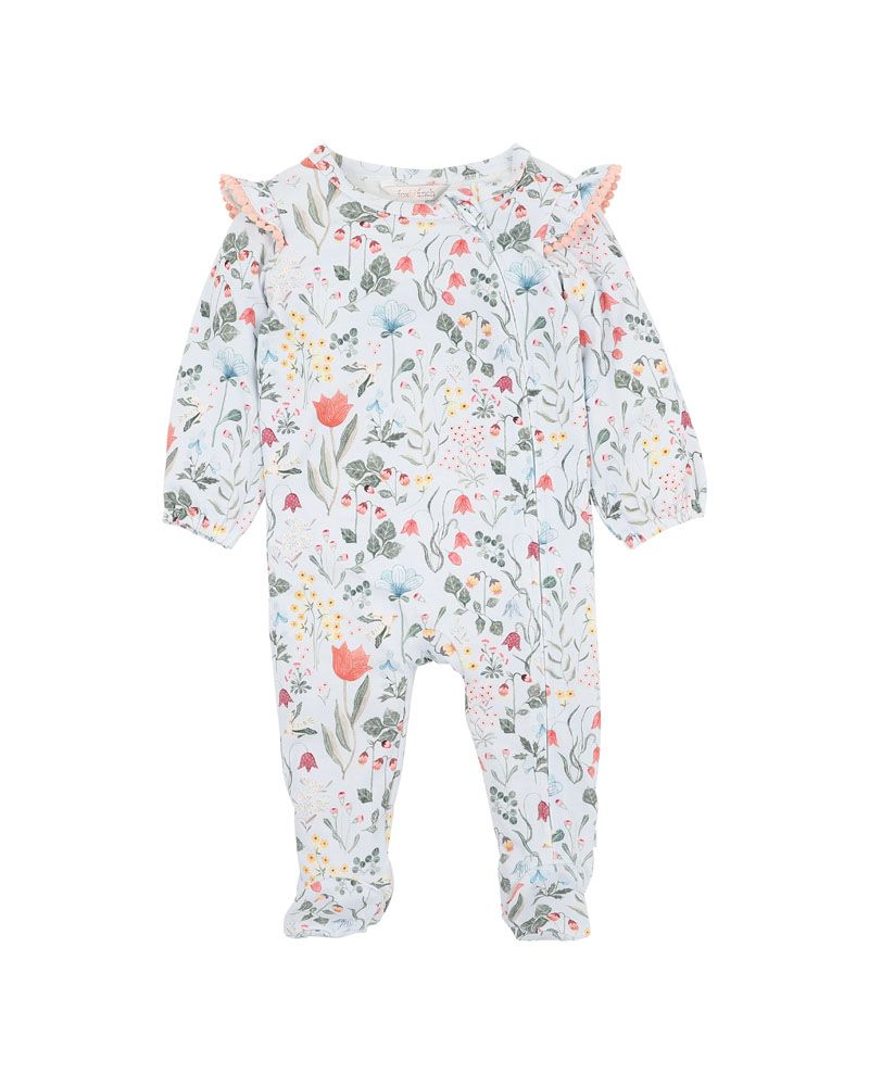 Botanica Long Sleeve Zip Onesie