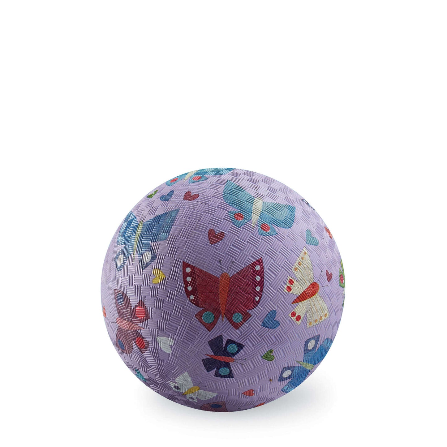 5 Inch Playground Ball - Butterfly Garden Purple